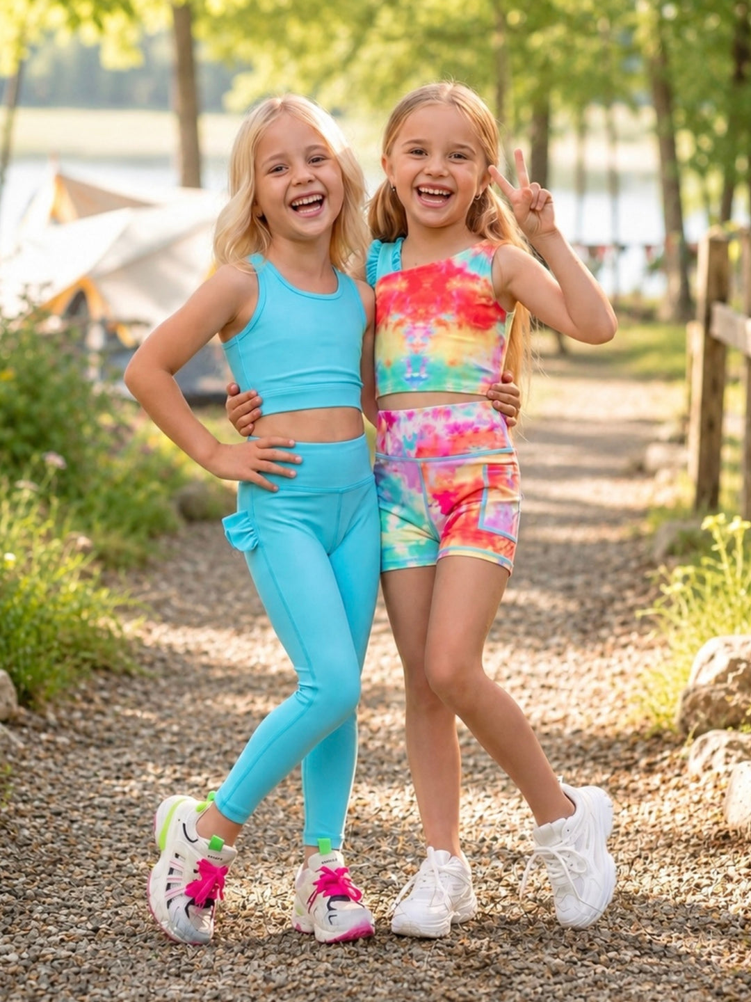 Cotton Candy Splash Active Top