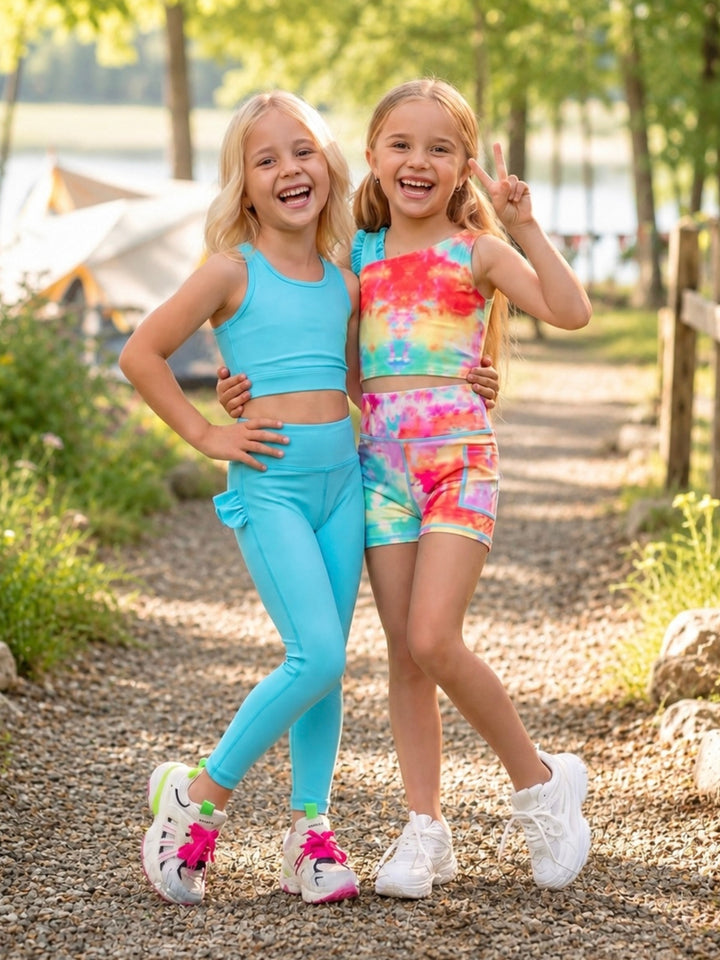 Cotton Candy Splash Active Top