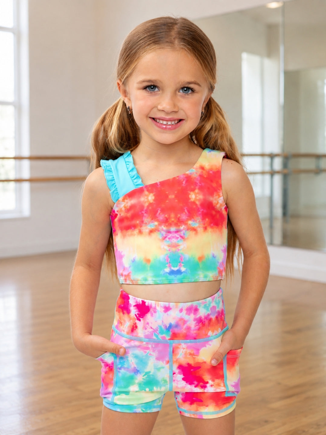 Cotton Candy Splash Active Top