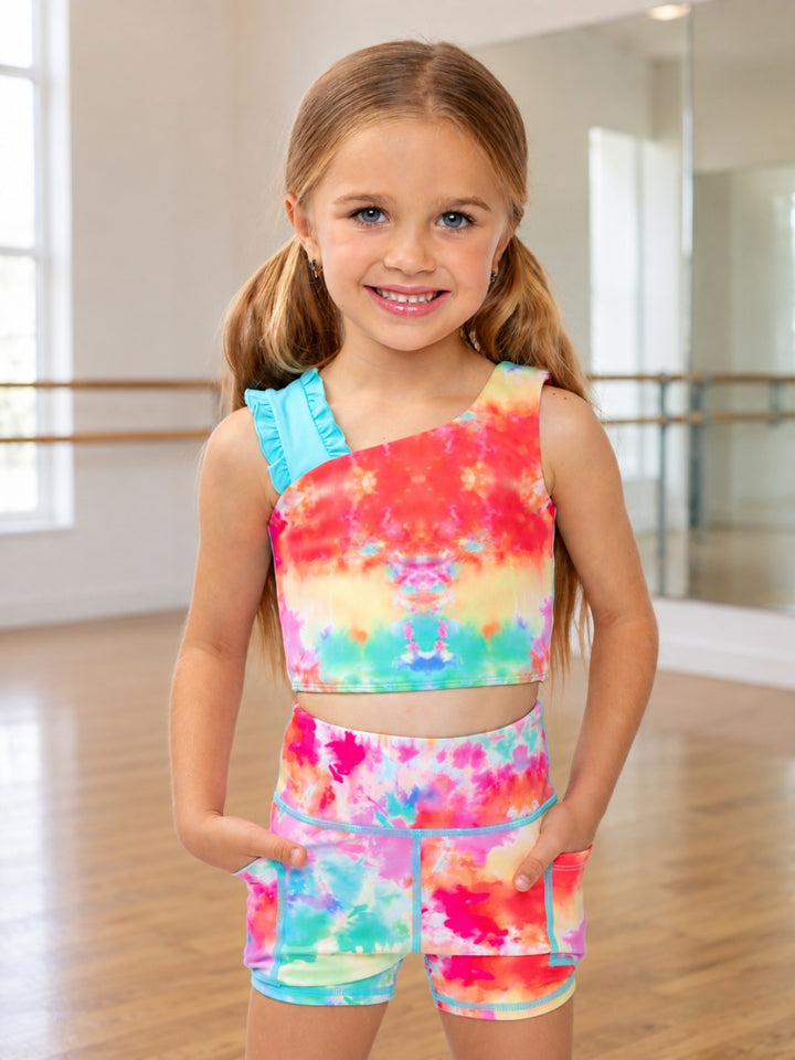 Cotton Candy Splash Active Top