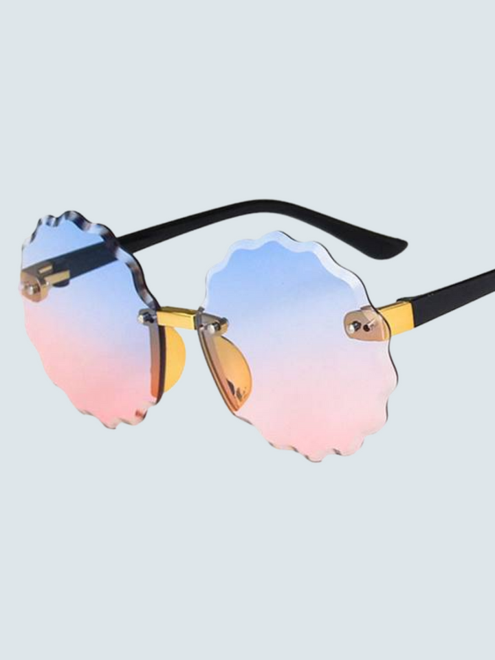 Girls Mirror Mirror Round Sunglasses Mia Belle Girls