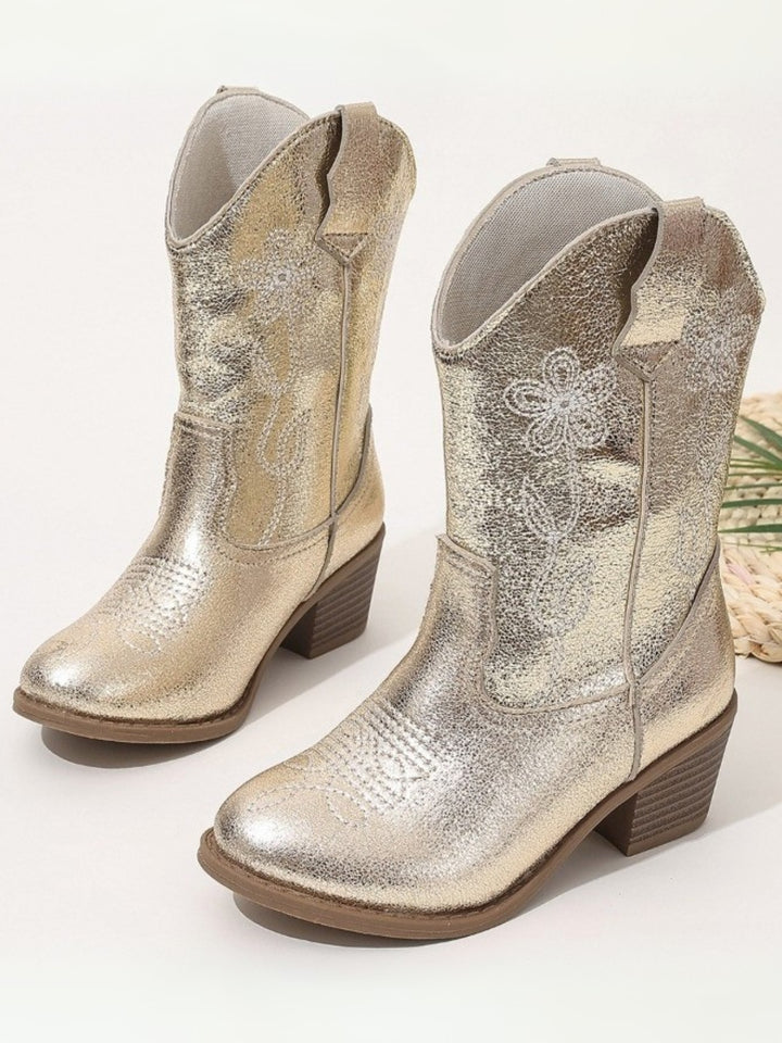 Shimmering Western Cowgirl Boots