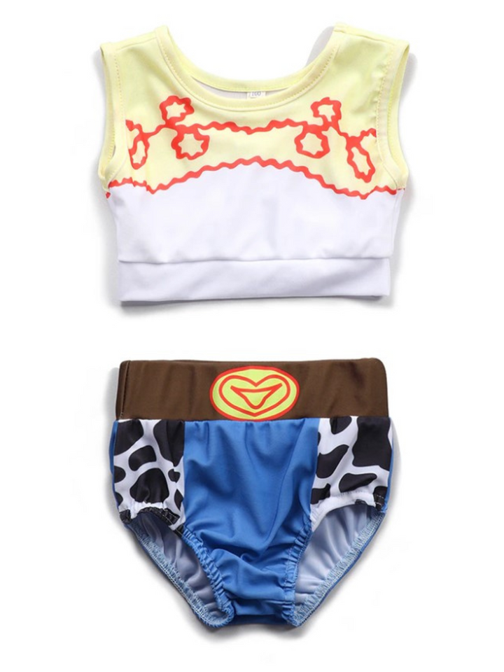 Cutest Cowgirl Two Piece Swimsuit Mia Belle Girls