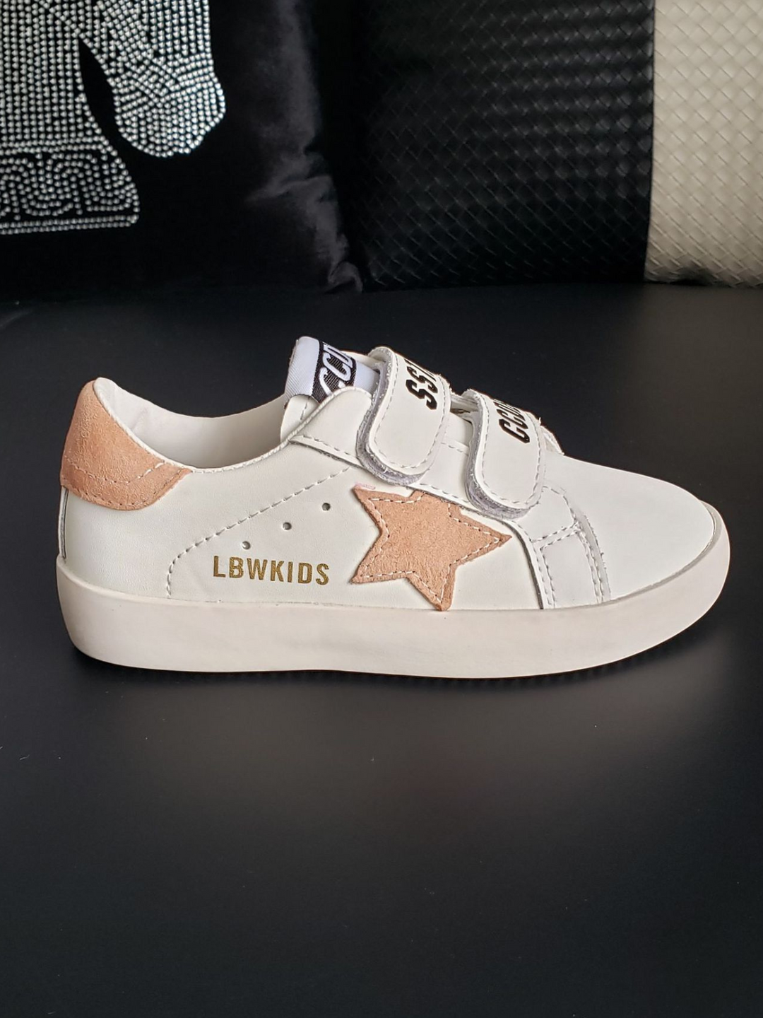 Back To School Shoes | Velcro Strap Casual Sneakers | Mia Belle Girls