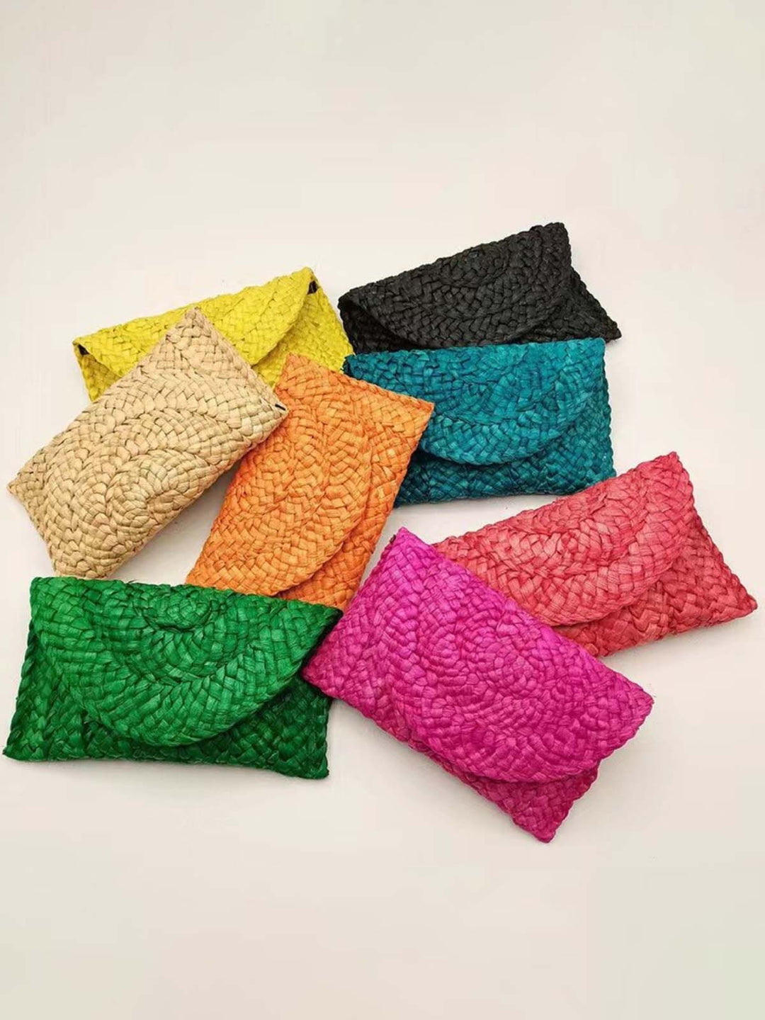 Hello Sunshine Small Straw Pouch Mia Belle Girls