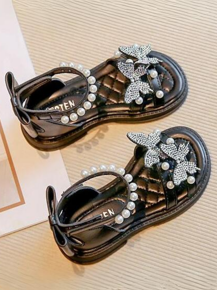 Girls Pearl Butterfly Sandals by Liv and Mia Mia Belle Girls