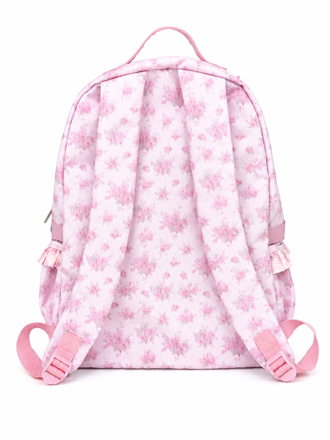 Sweet Scholar Quilted Ruffle Backpack