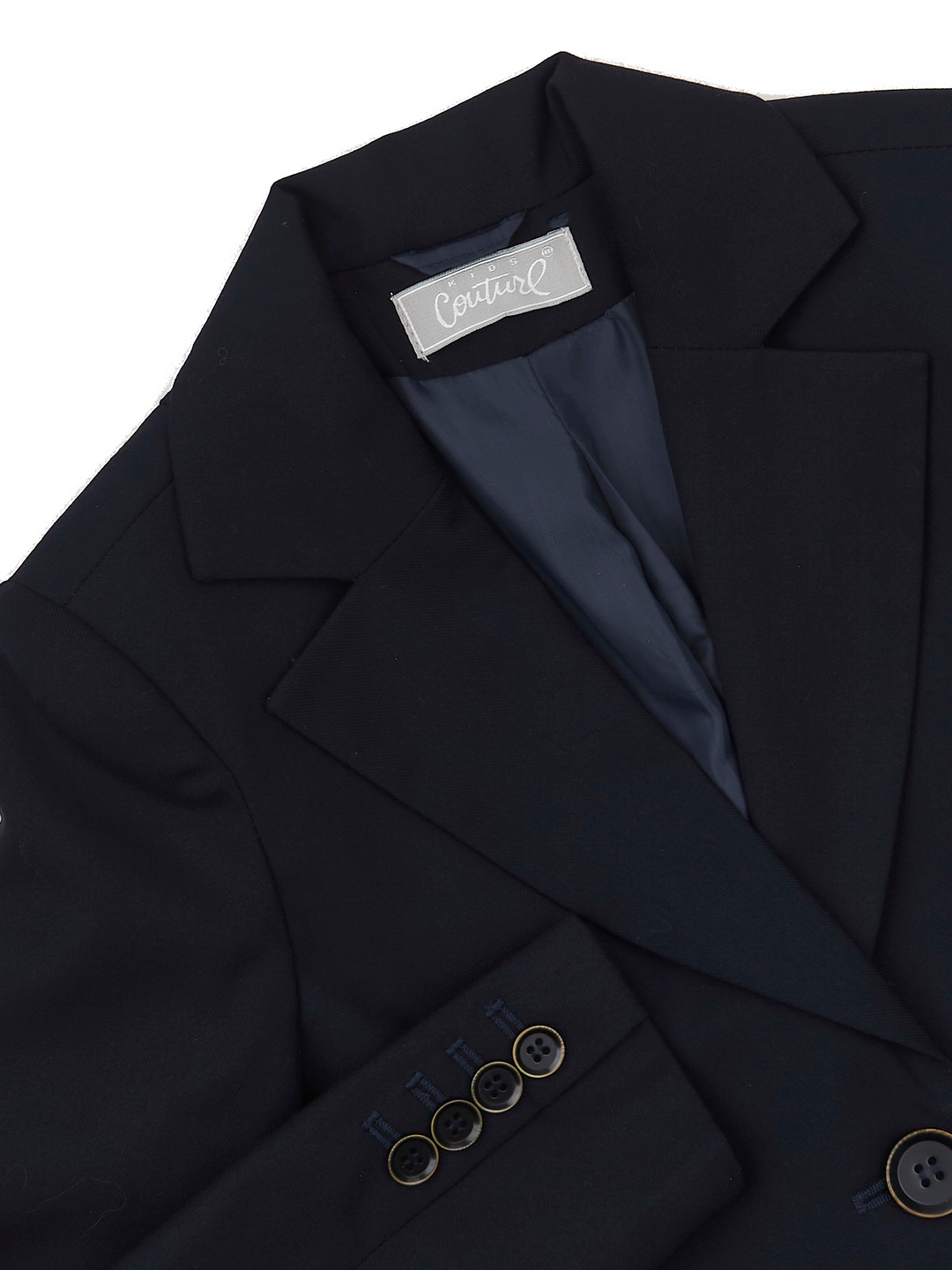 Navy Elegant Blazer by Kids Couture Mia Belle Girls