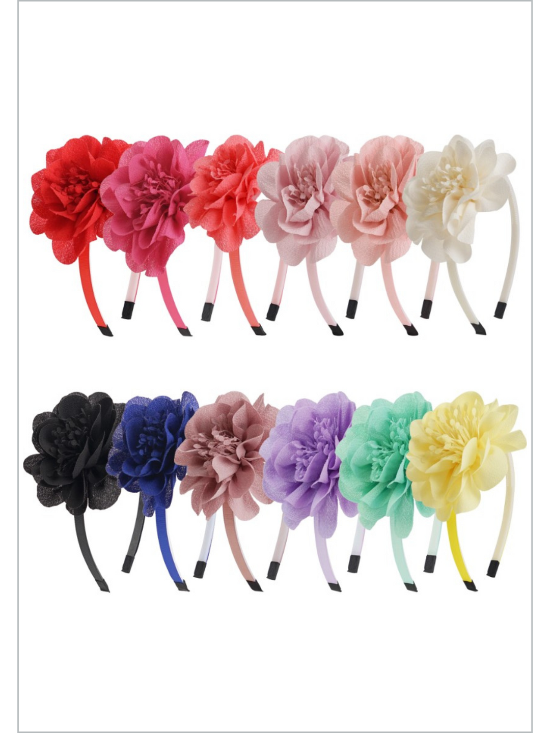 Time To Bloom Floral Headband Mia Belle Girls