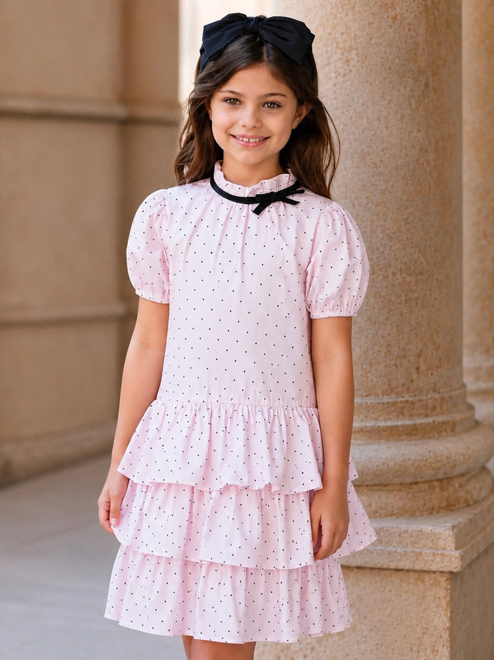Sweet Elegance Swiss Dot Dress