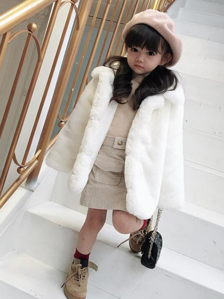 Sprinkle Magic Faux Fur Unicorn Winter Coat Mia Belle Girls