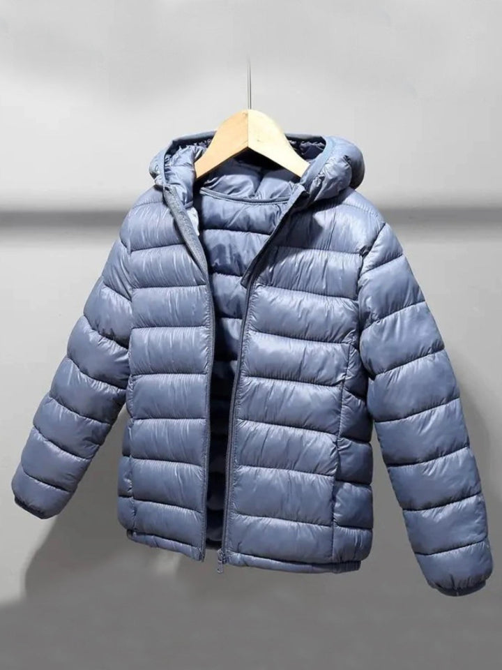 Cool Chick Hooded Puffer Jacket Mia Belle Girls