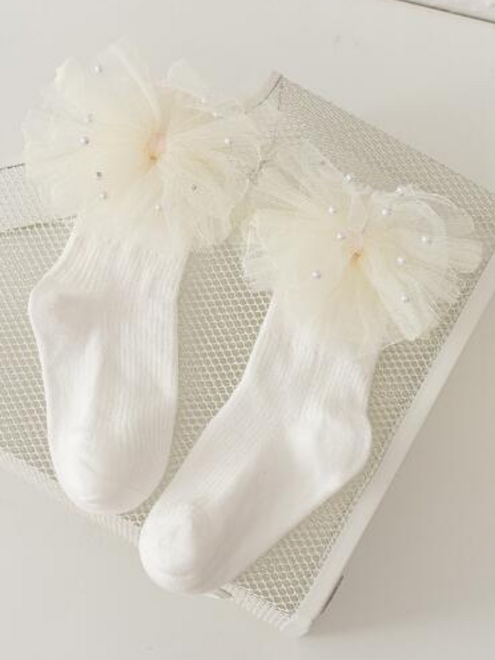 My Pearly Fashionista Socks With Bow Mia Belle Girls