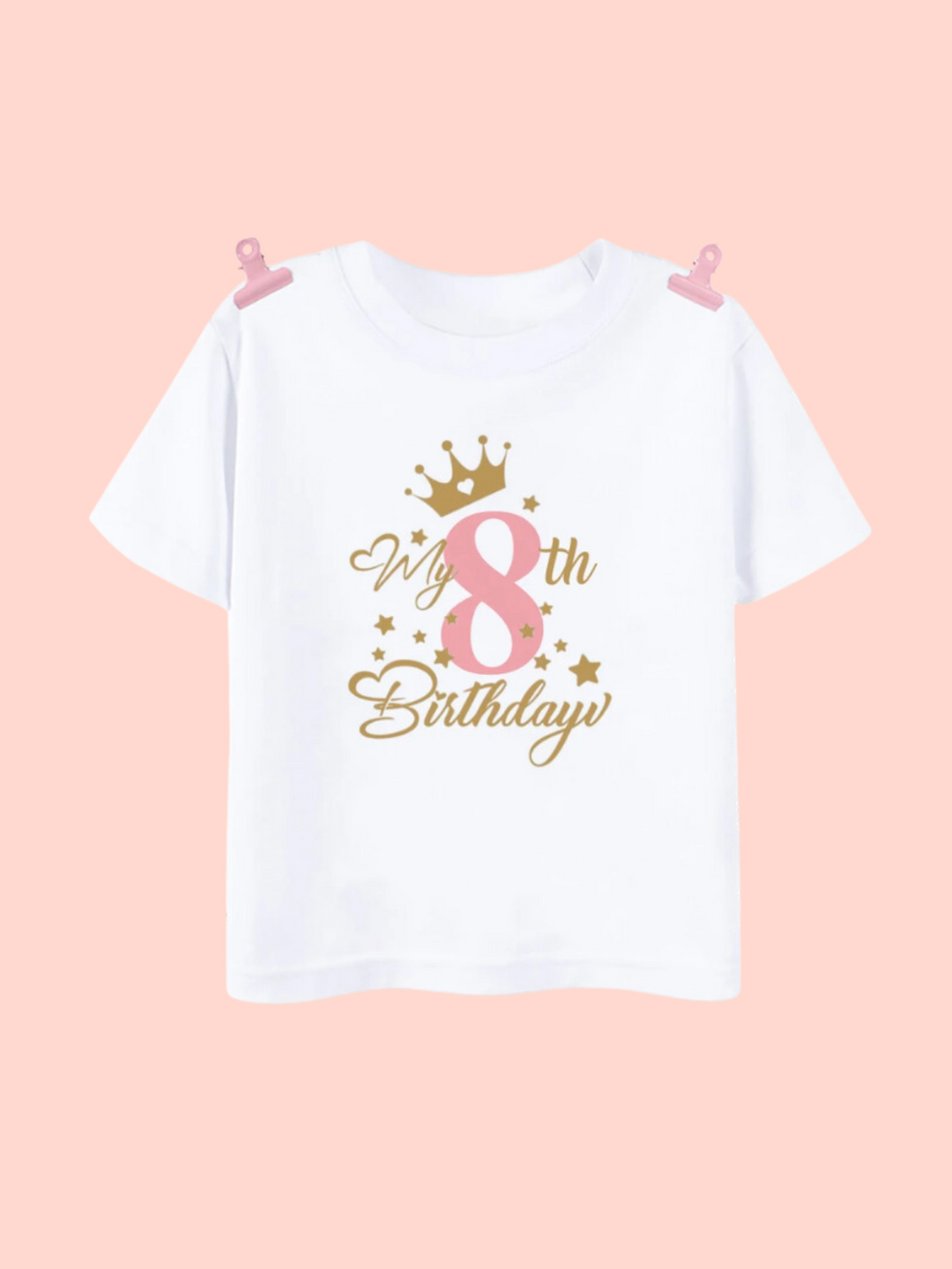 Birthday Royal Celebration Tee – Perfect for Little Ones! Mia Belle Girls