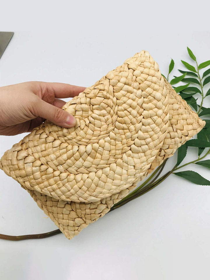 Hello Sunshine Small Straw Pouch Mia Belle Girls