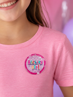 Birthday Girl Sparkle Celebration Pin