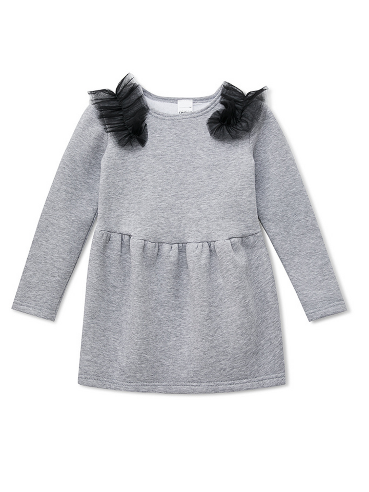 Adorable Grey Casual Tunic by Kids Couture Mia Belle Girls