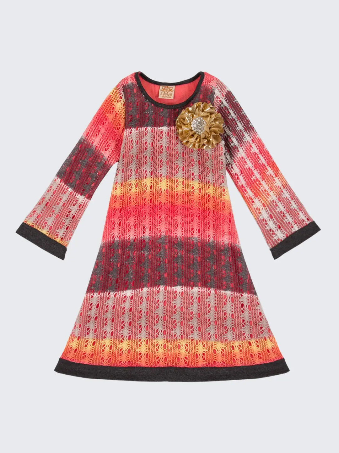 Festive Fall A-Line Twiggy Dress Mia Belle Girls