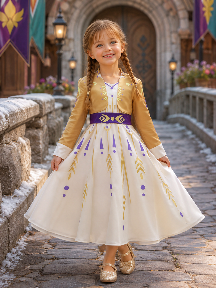 Nordic Princess Coronation Halloween Costume Dress
