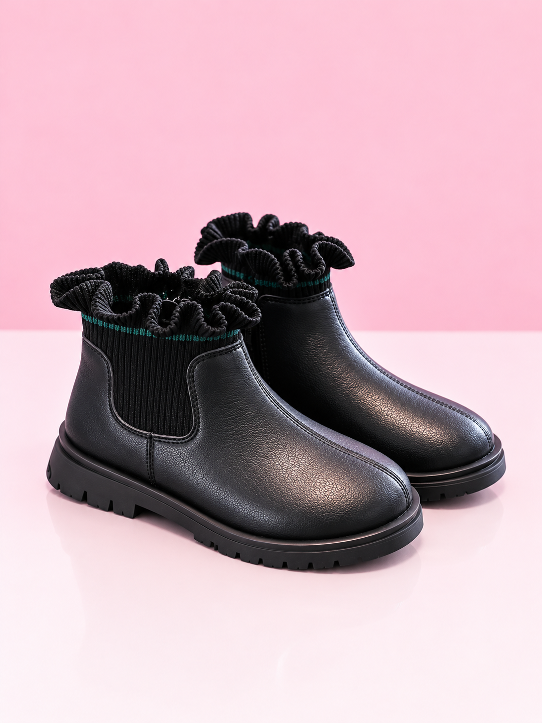 Cutesie Bootsie Ruffle Sock Boots by Liv and Mia
