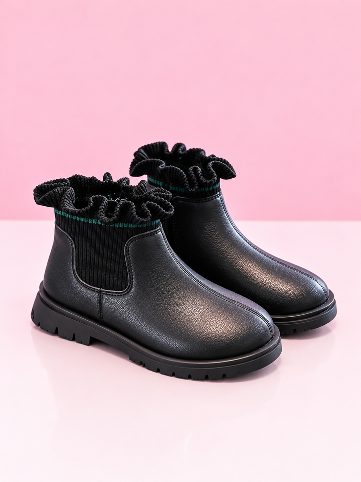 Cutesie Bootsie Ruffle Sock Boots by Liv and Mia