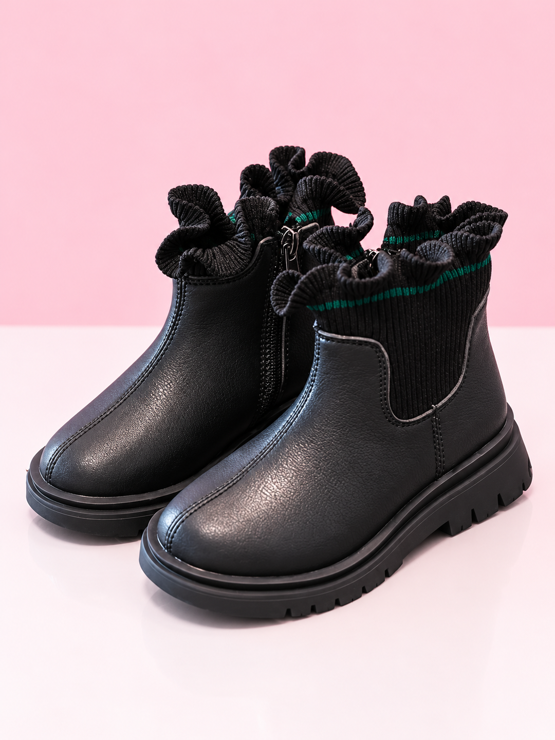 Cutesie Bootsie Ruffle Sock Boots by Liv and Mia