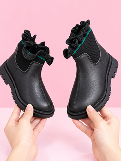 Cutesie Bootsie Ruffle Sock Boots by Liv and Mia