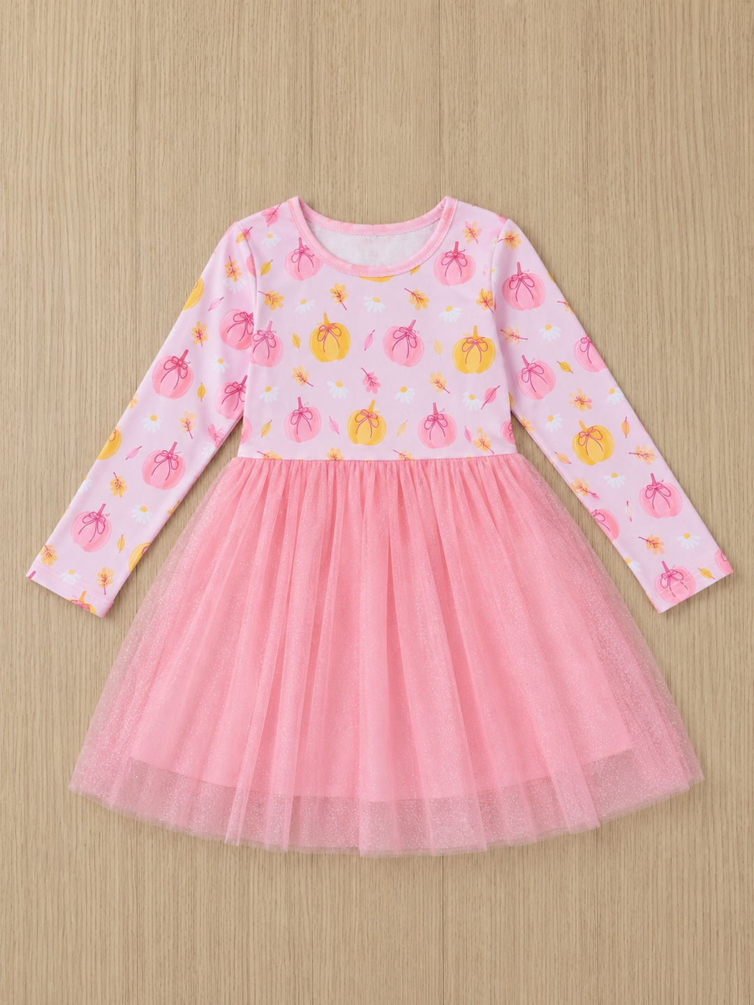 Pumpkin Patch Glitter Tutu Dress