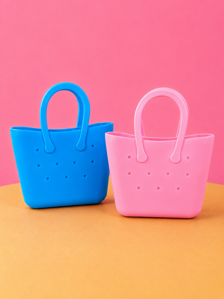 Mini Sunshine Splash Silicone Tote Bag