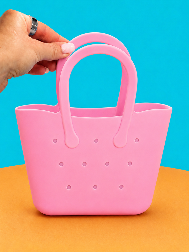 Mini Sunshine Splash Silicone Tote Bag
