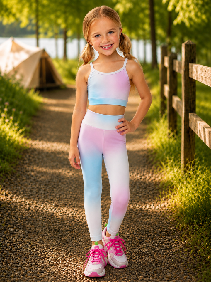 Dream Motion Ombre Active Top and Legging Set