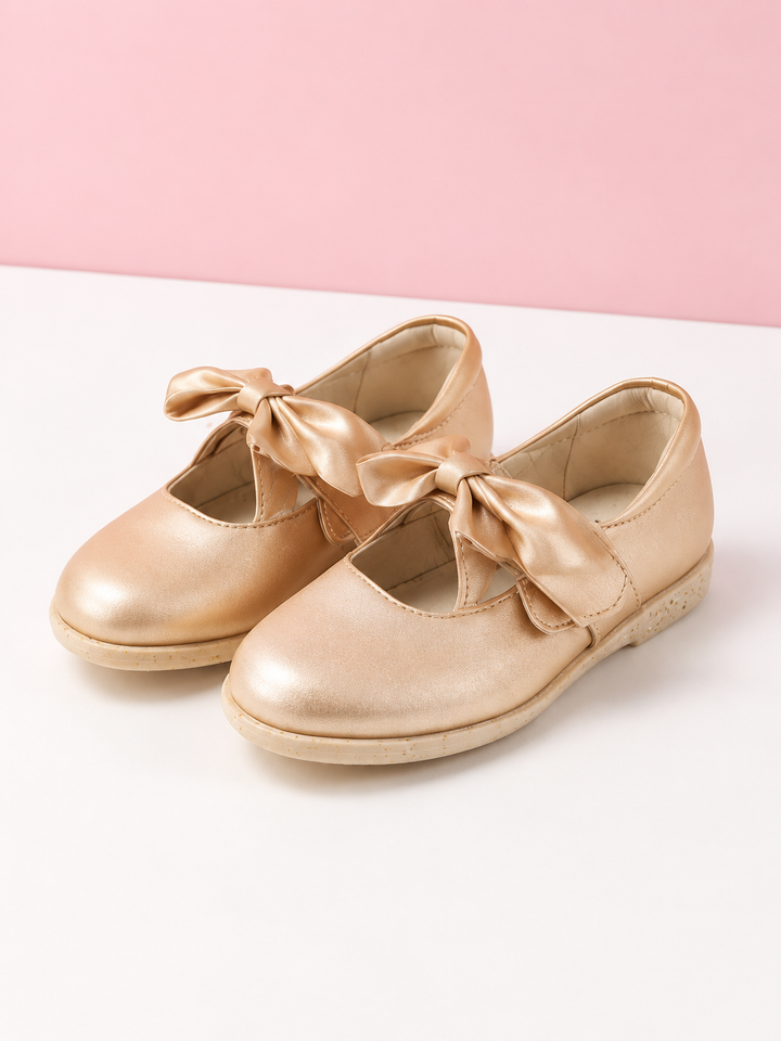 Sweet Satin Bow Mary Jane Flats