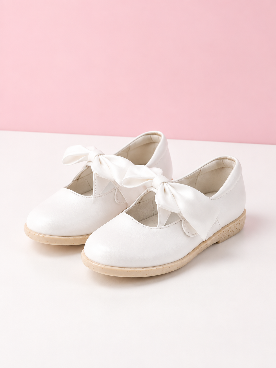 Sweet Satin Bow Mary Jane Flats