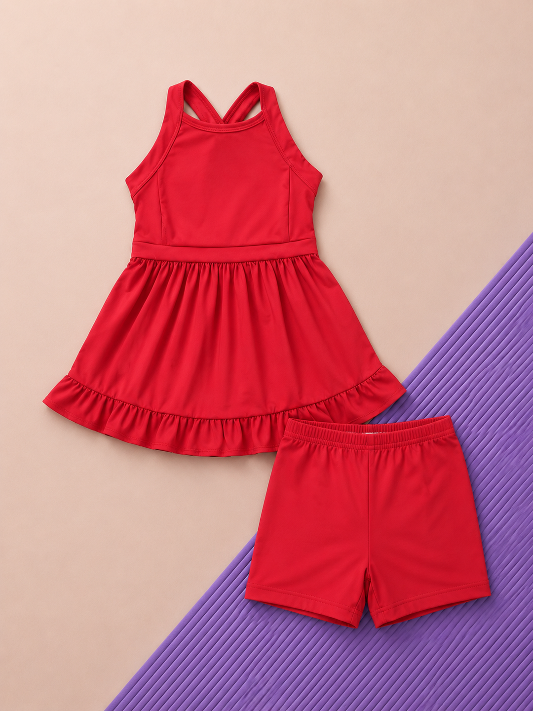 toddler girl summer camp outfit tennis dress set