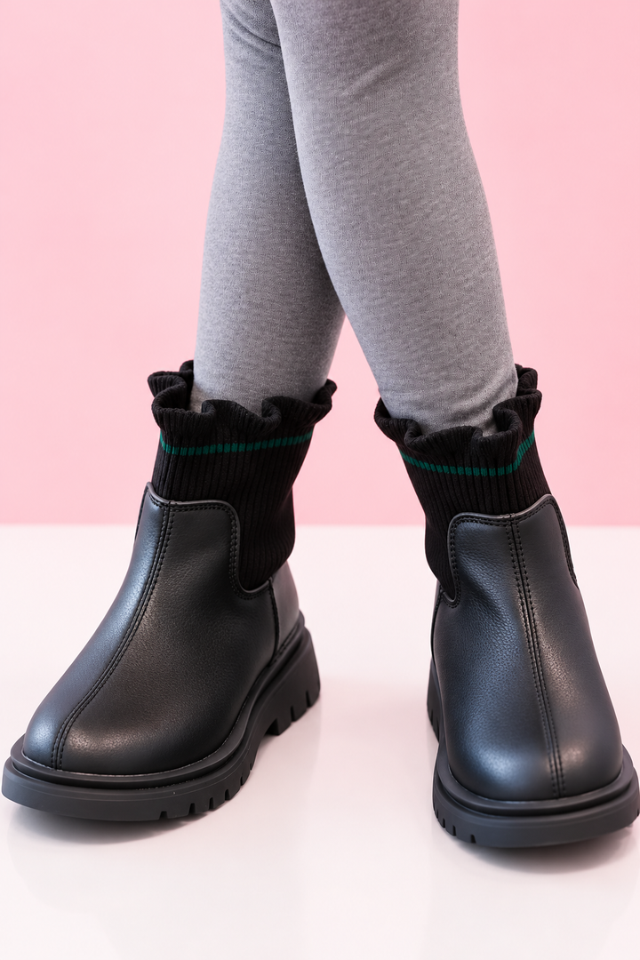 Cutesie Bootsie Ruffle Sock Boots by Liv and Mia