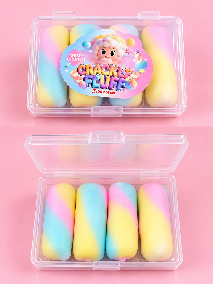 Crispie Marshmallow Craze! Crackle & Crunch Squishy Toy