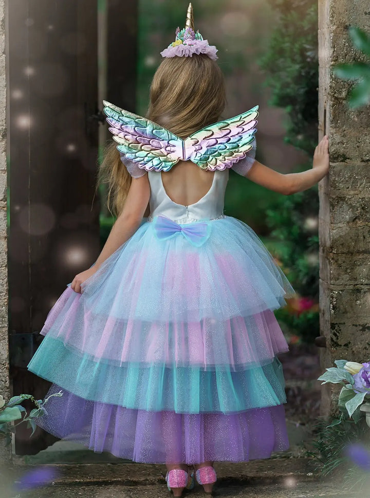 Girls Halloween Costumes | Unicorn Princess Dress | Mia Belle Girls