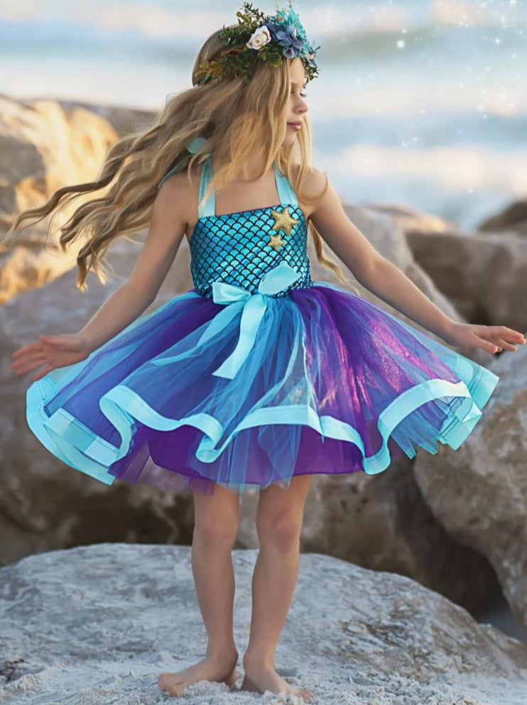 little mermaid dress up costume Girl's Little Mermaid Ariel Costume | Disney Costumes | Kids | Girls | M | Green/Purple