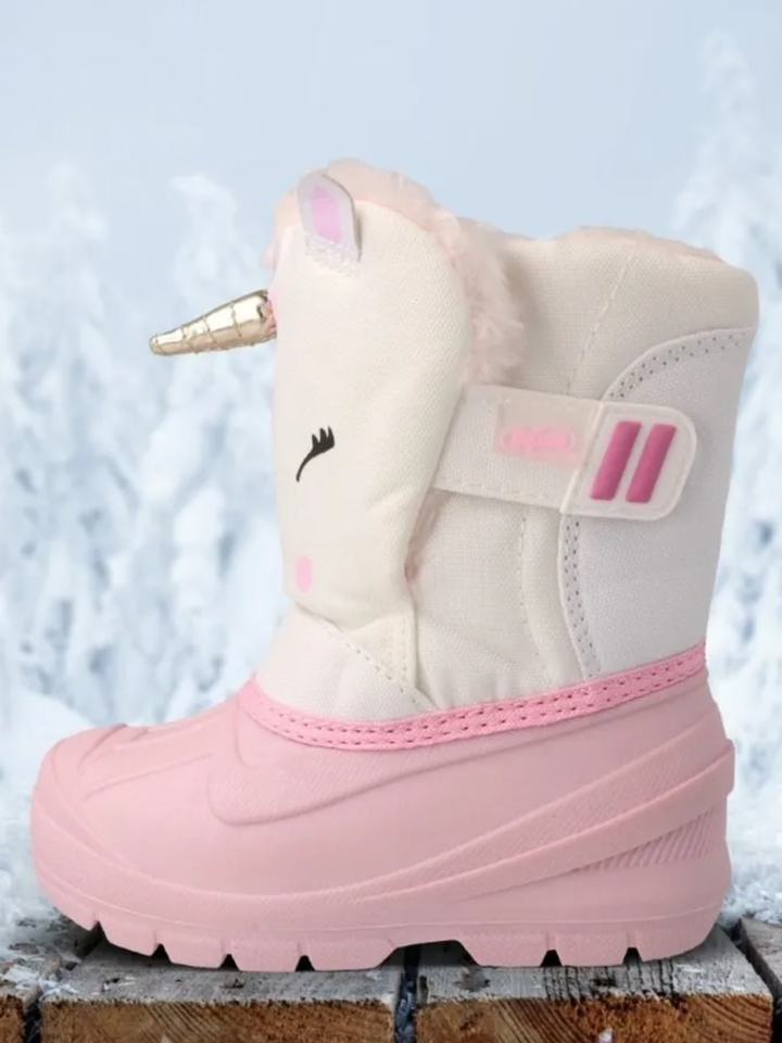 Unicorn Plush Lined Boots by Liv and Mia Mia Belle Girls