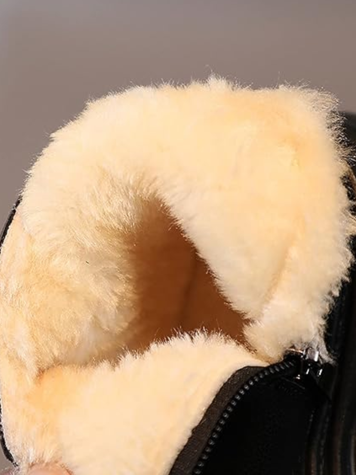 Pamper Her Toes Fur-Lined Buckle Boots By Liv and Mia Mia Belle Girls