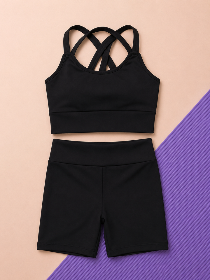 girls athleisure outfit set sporty stylish look