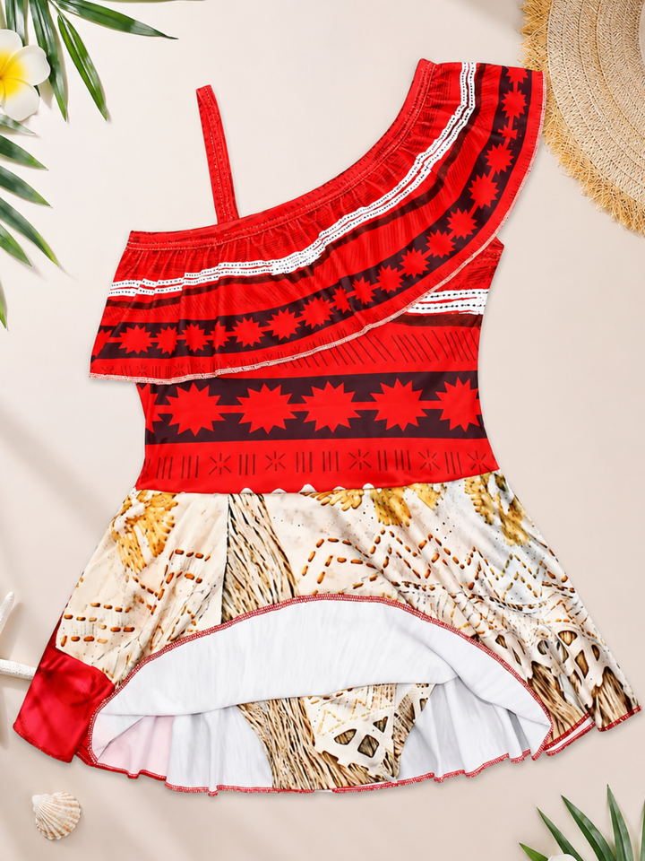 Island Princess One-Piece Swimsuit Mia Belle Girls