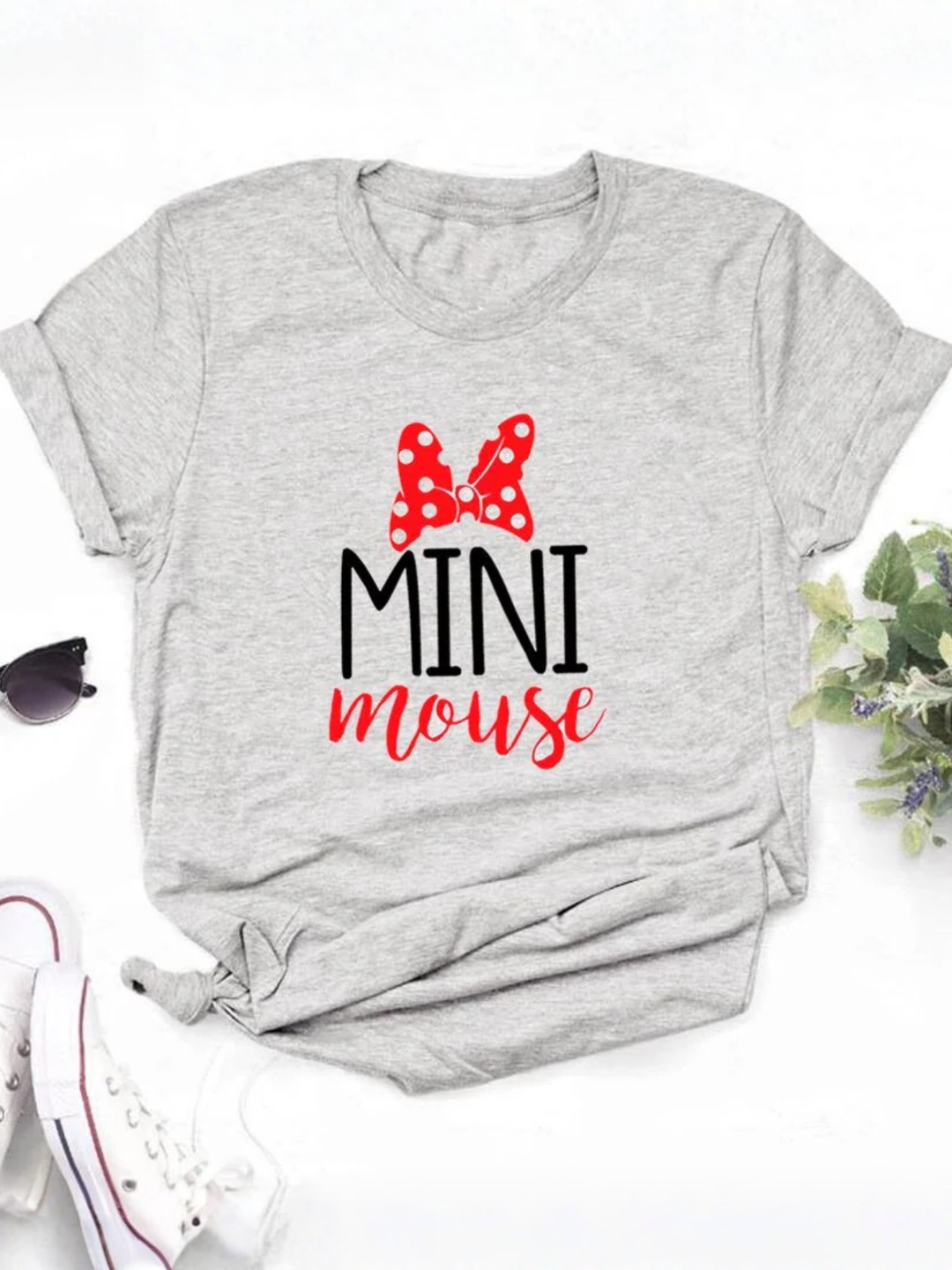 Mommy and Me Matching Mouse Slogan Tops Mia Belle Girls