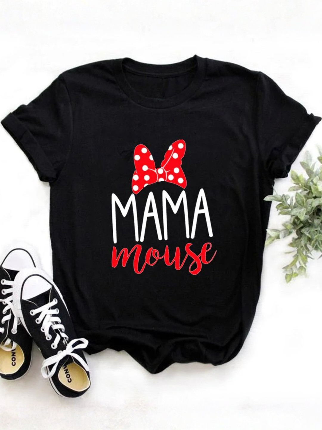 Mommy and Me Matching Mouse Slogan Tops Mia Belle Girls