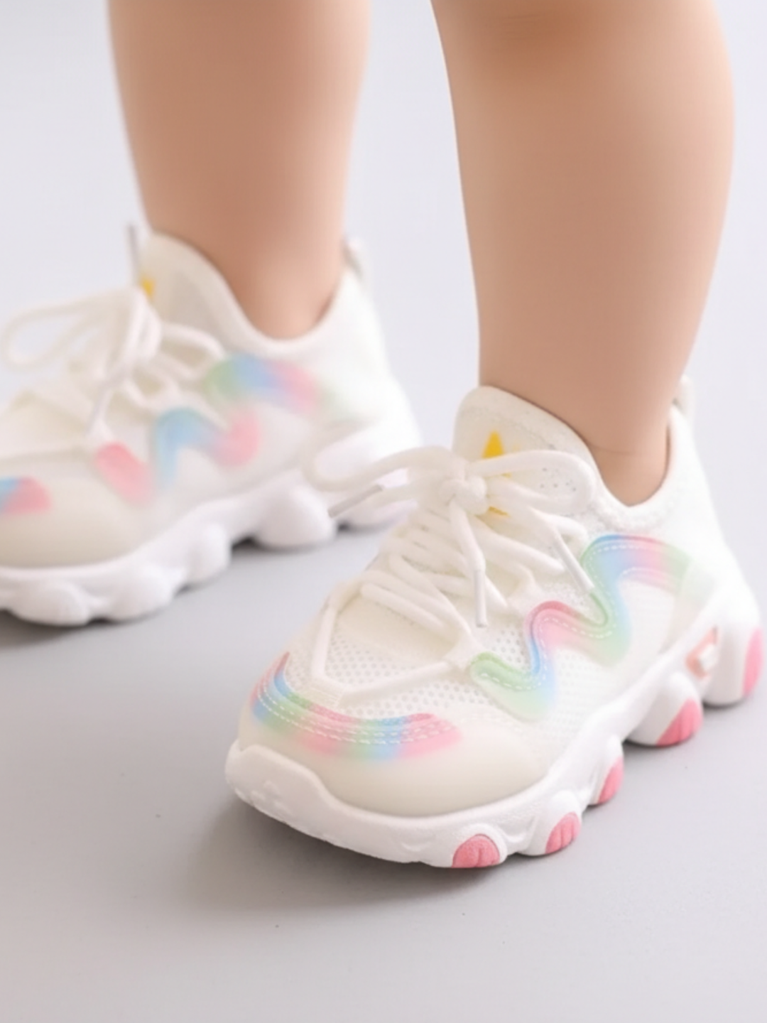 Girls Trendy Wavy Sole Sneakers by Liv and Mia Mia Belle Girls