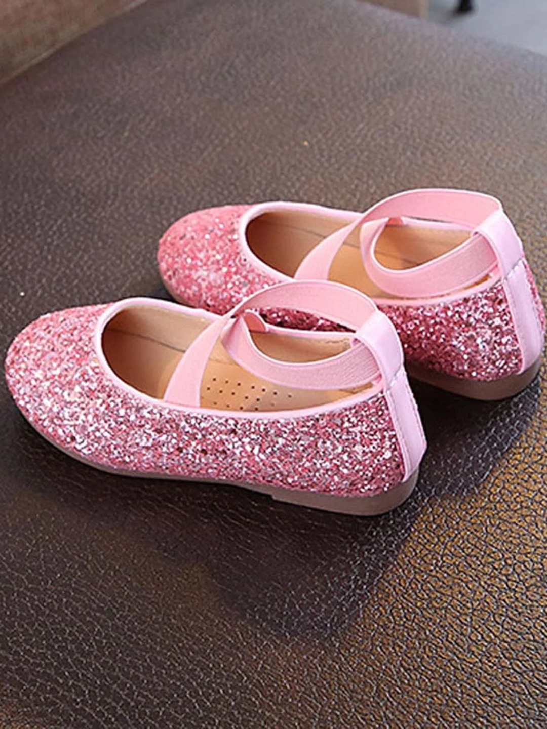Sparkly Glitter Ballet Flats By Liv and Mia