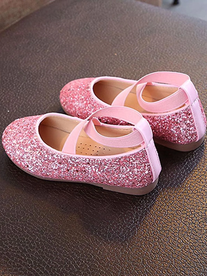 Sparkly Glitter Ballet Flats By Liv and Mia