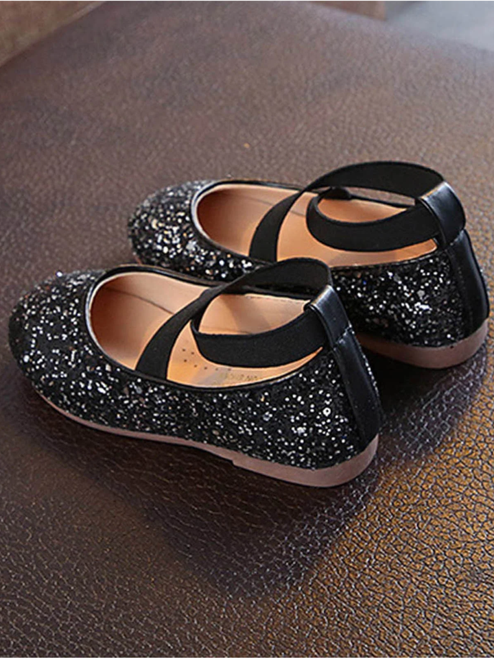 Sparkly Glitter Ballet Flats By Liv and Mia