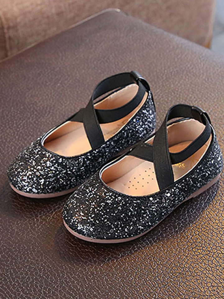 Sparkly Glitter Ballet Flats By Liv and Mia