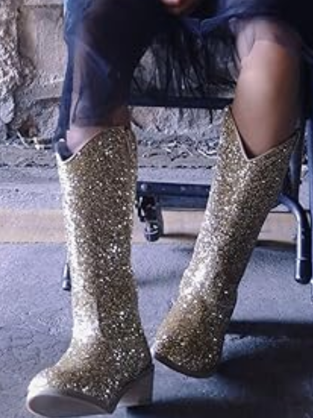 Sparkle and Shine Cowboy Boots by Liv and Mia